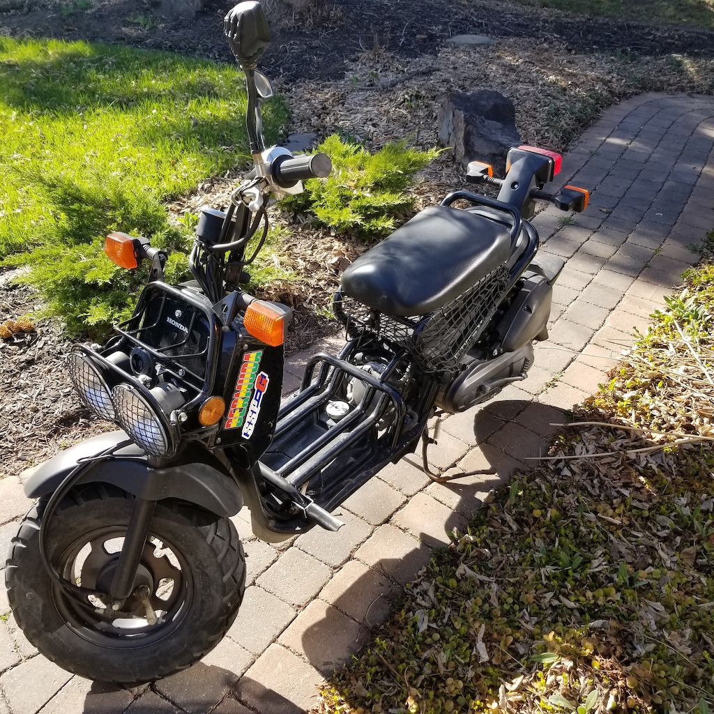 My scooter with a few improvements