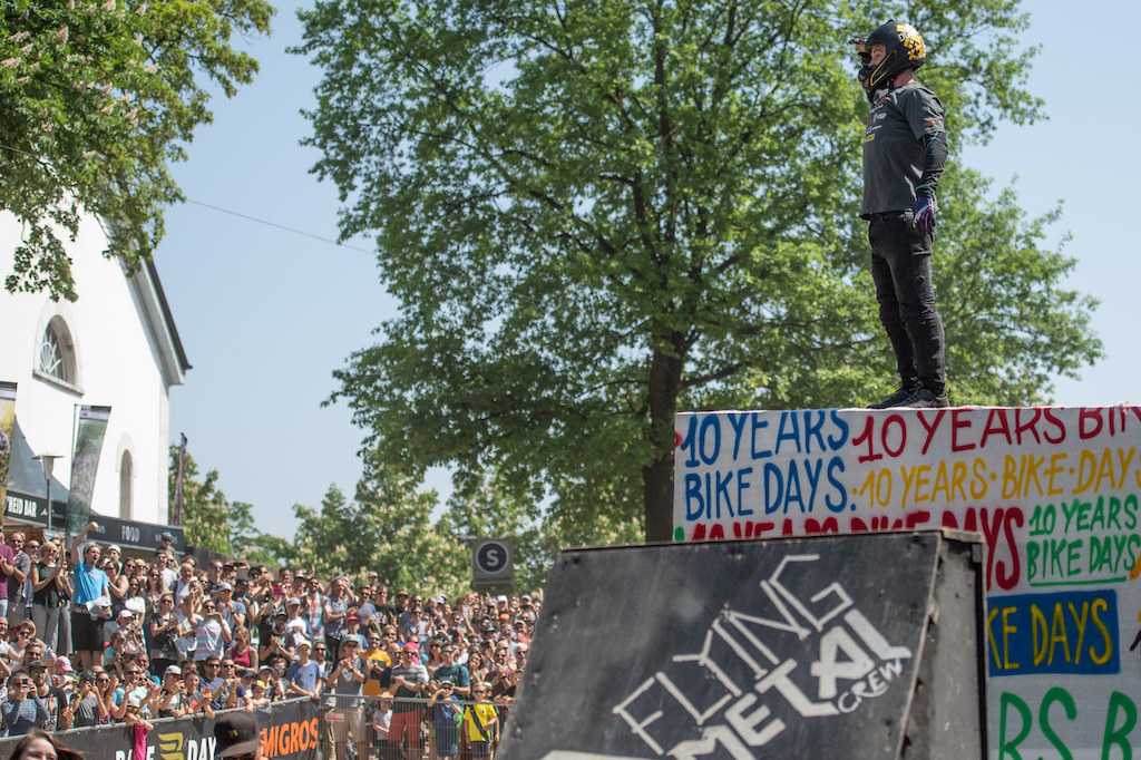 Photos from the Dirt Jump Slopestyle Final Contest at Bike Days Solothurn Switzerland