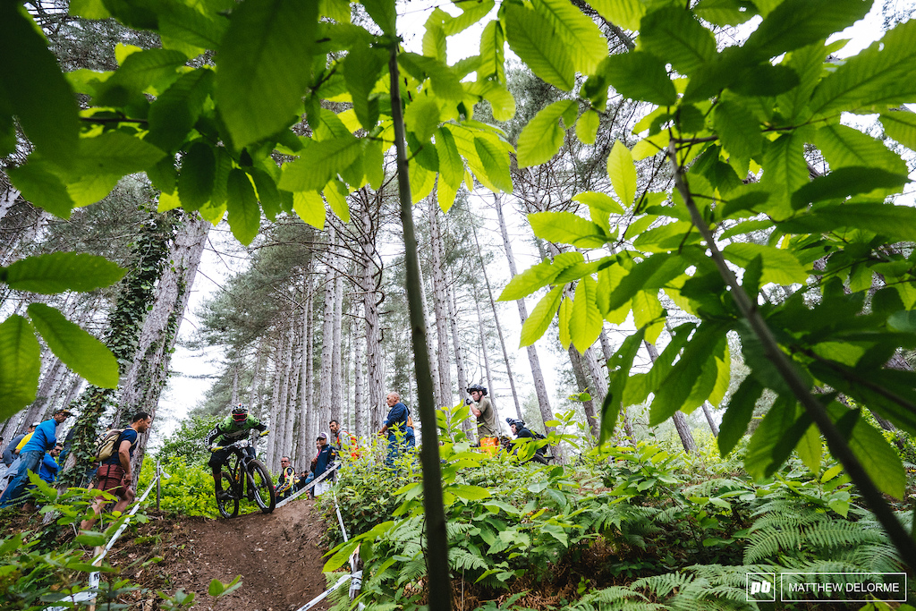 Matt Studdard making shapes on stage two.