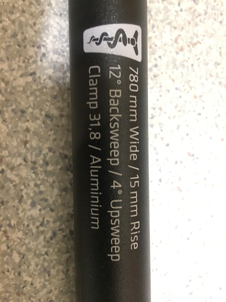 2018 SQlab 30x, 12deg sweep, 15mm rise.