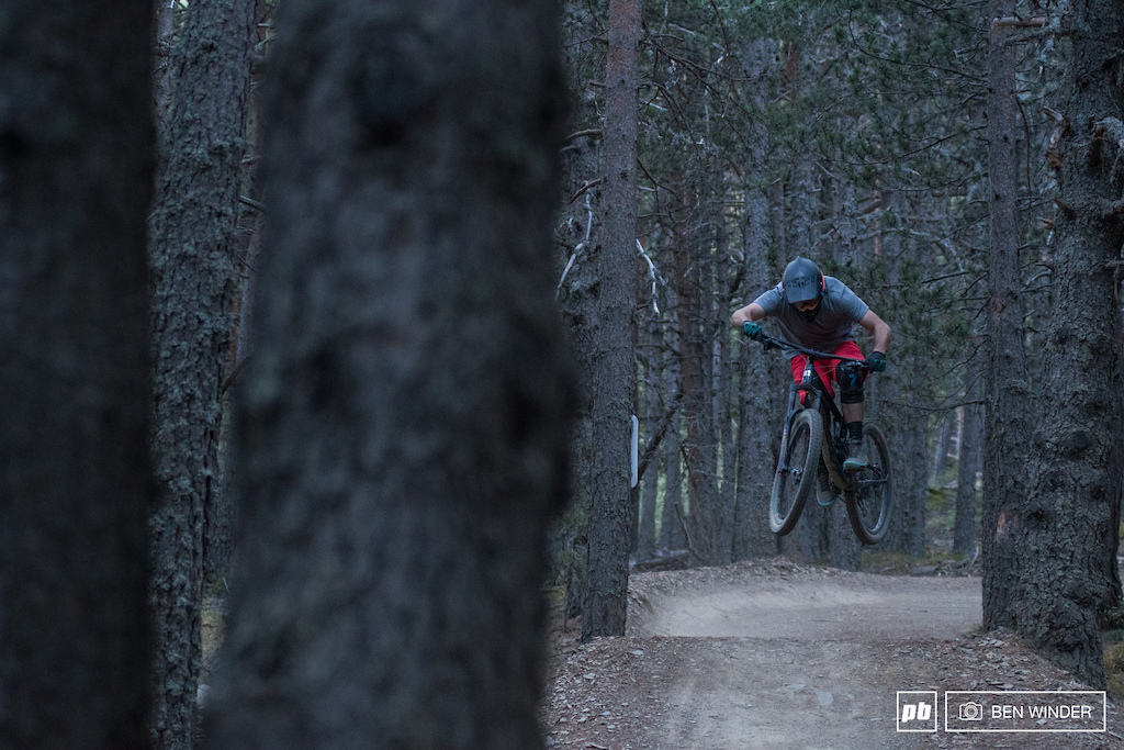 The Commencal track back to town is a fun flow trail with a few big hucks.