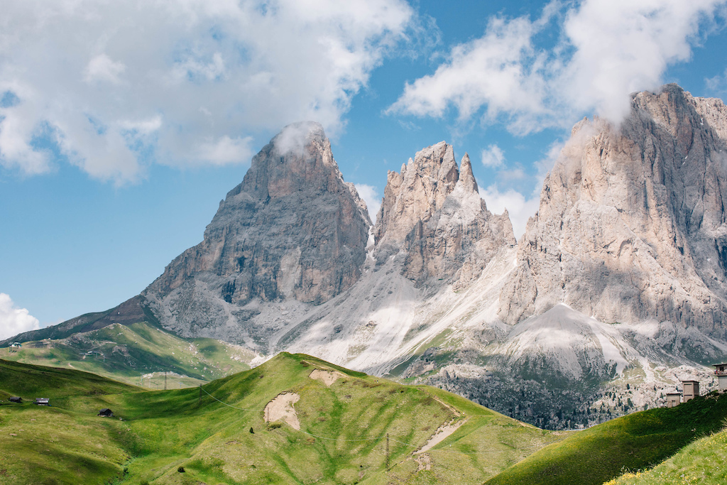 The view from Passo Sella.