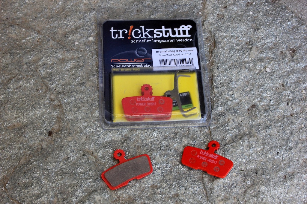 Trickstuff's first product were brake pads and they have a new 'Power' compound in stock. They claim that third party lab testing showed they gave a SRAM Code brake a 20% increase in power. That's a bold claim and a great way to increase already fantastic braking performance for only €20 per pair.
