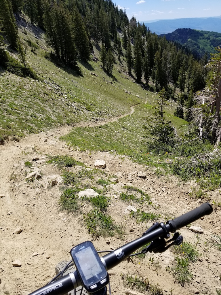 In the beggining from the GWT sign its really steep