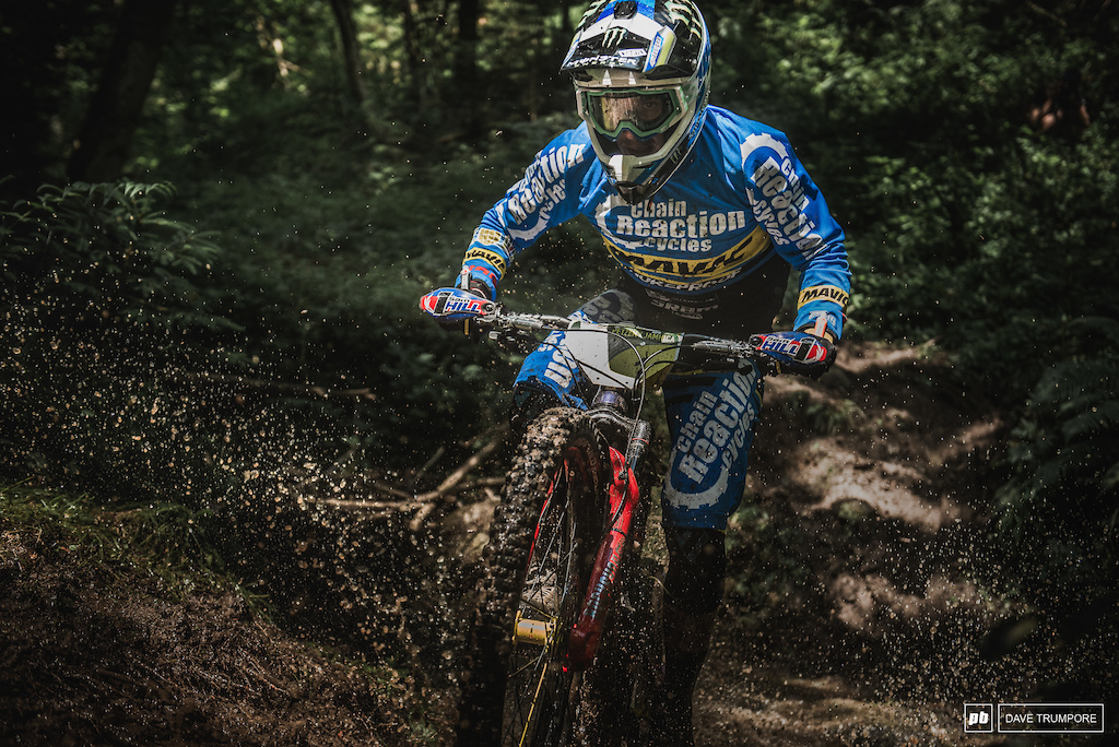 After an off weekend in round three, Sam Hill is back at the front and leads Martin Maes into day two by 9 seconds.