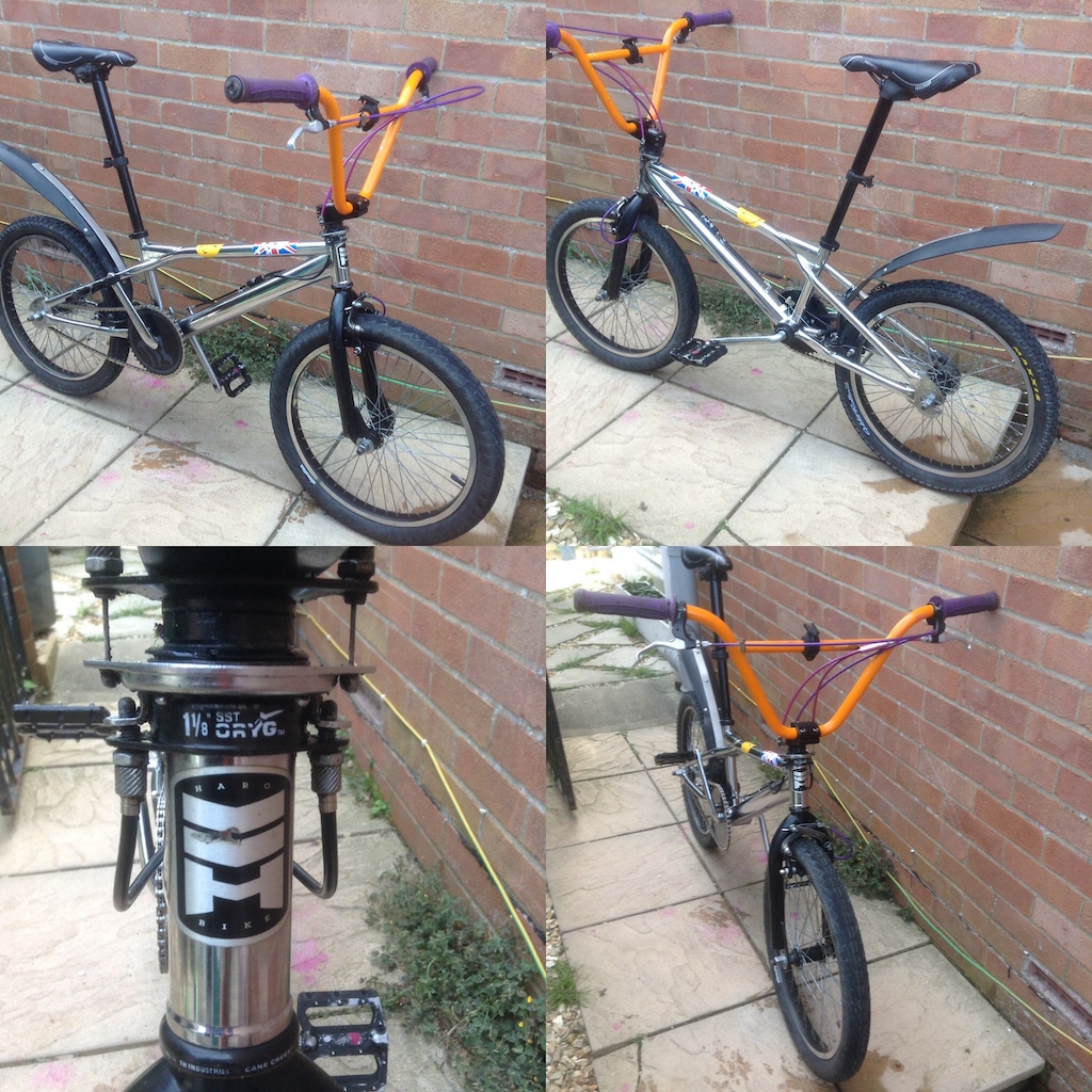 My Haro BMX awesome bike to ride, used must days to go to work,and have lots of fun riding, high saddle, I am getting a bit old now to ride low, Have good times Badger
