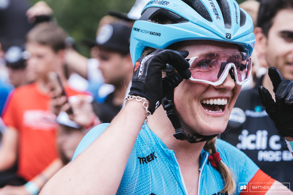 The break out ride from Ellen Noble had her all smiles at the end.