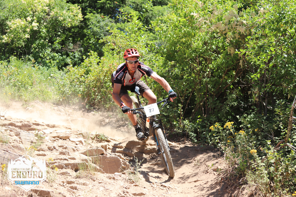 Daniel Shaw of CDA comes in off the first rock garden on Stage 3. Photo Credit: Justin Miller