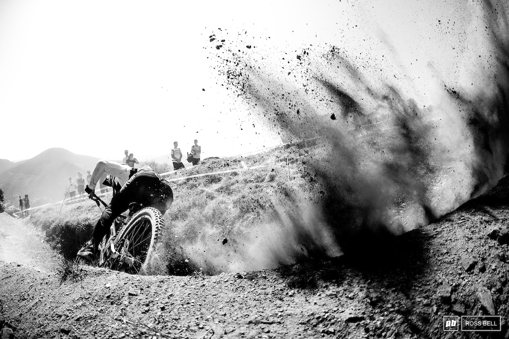 Quite the contrary to Thursday s practice session there wasn t a whole lot of moisture to be found on track. Magnus Manson leaving a path of destruction.