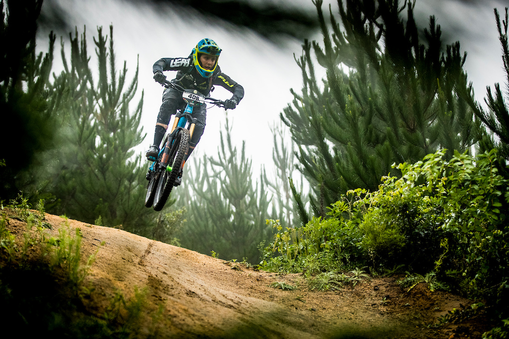 during the opening round of the 2017 EWS season in Rotorua, New Zealand.