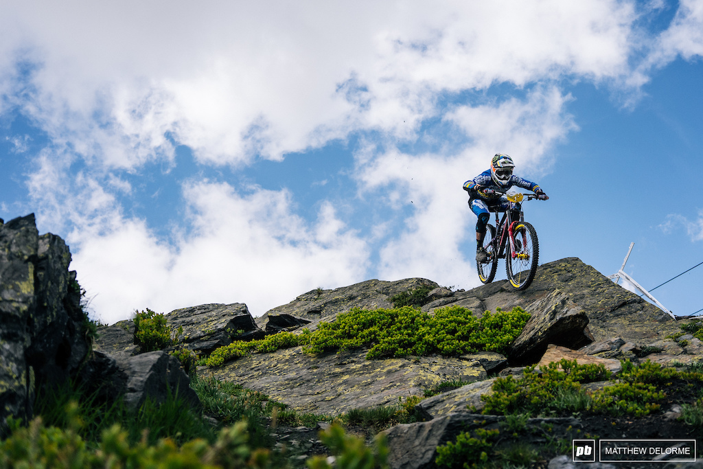 No roots, rocks, or steep terrain could slow down Sam Hill this weekend.