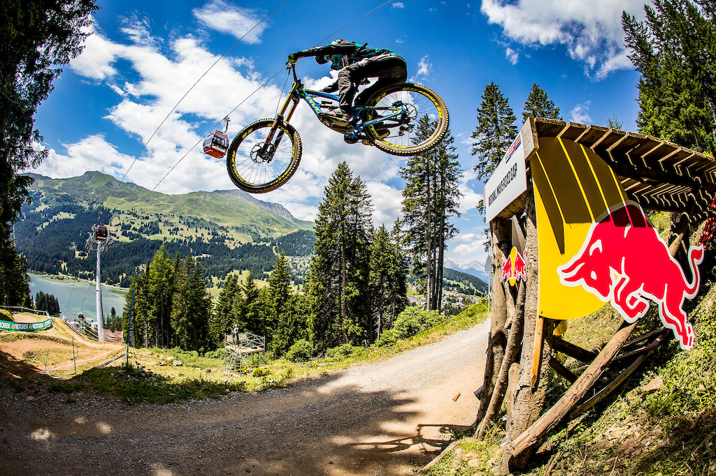 During the Lenzerheide UCI MTB World Cup stop in Switzerland.

Photo by Sven Martin