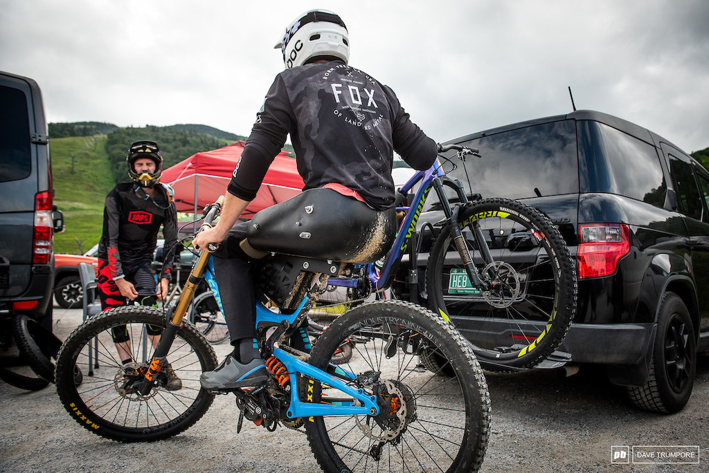 More info about Ryan St. Lawrences bike can be found on a recent Pinkbike homepage article here https www.pinkbike.com news Back-on-Bike-after-Spinal-Cord-Injury.html