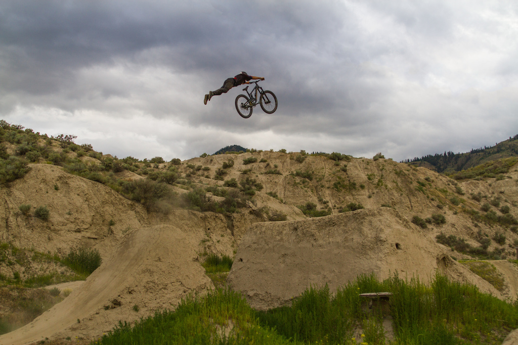 Jakob Hartman at Kamloops Bike Ranch in Kamloops, British Columbia, Canada photo by