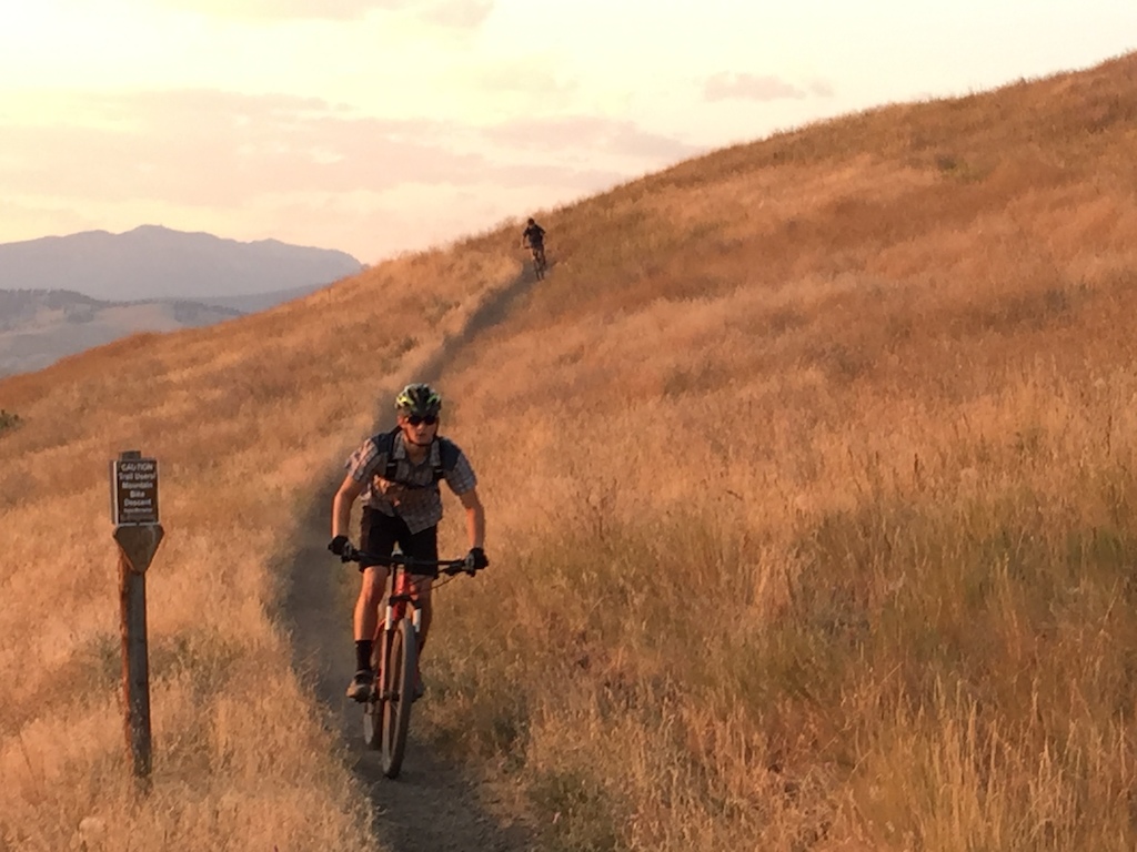Sunset ride in August 2018
