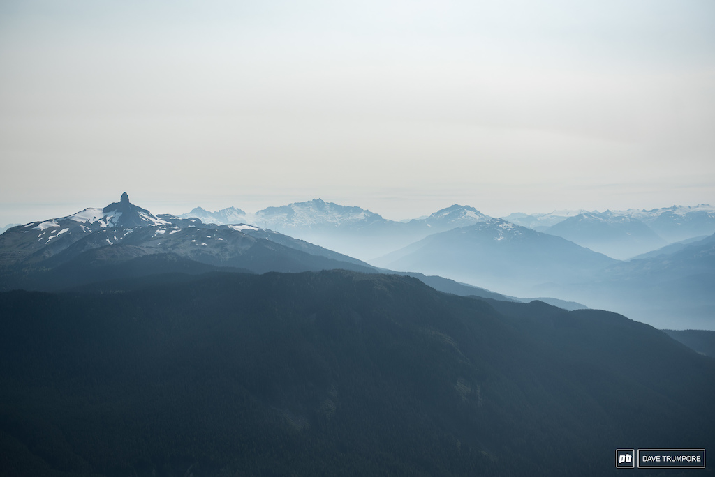 All the views from the top of Whistler Peak.