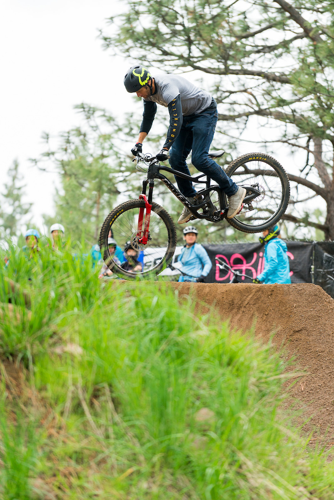Nose press over the spine.