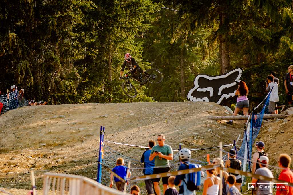 Adrien Loron couldn't quite find his way to the podium this year, but this isn't his only chance to take home some Crankworx Whistler hardware.