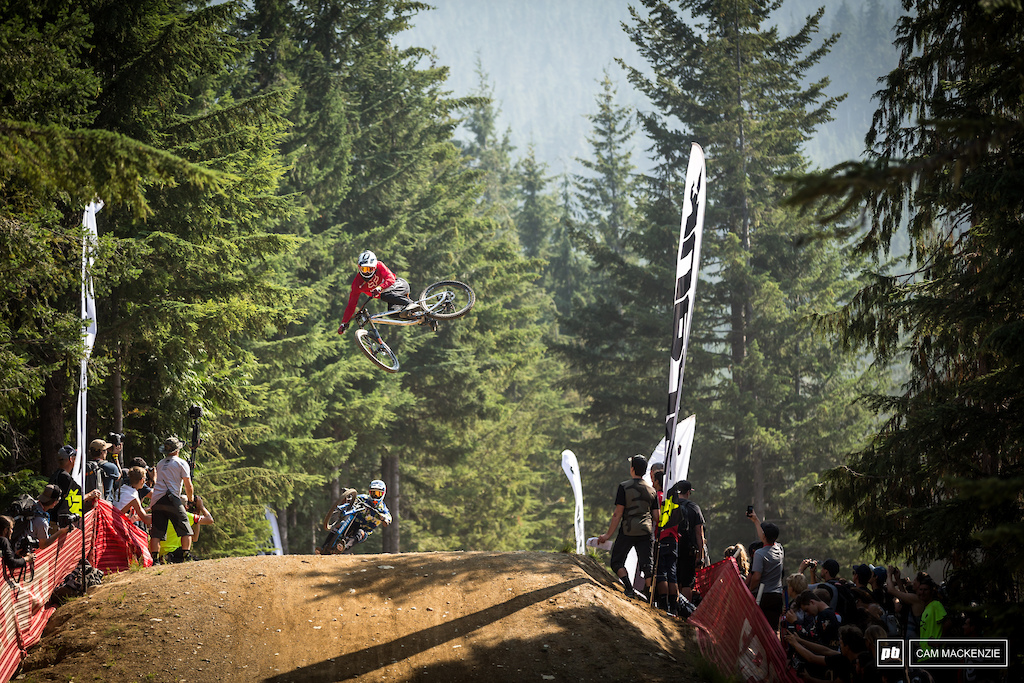 Bas was keeping things perfectly sideways while the other van Steenbergen bother was flipping his way down Crabapple