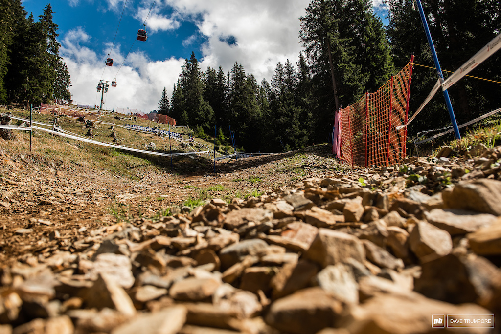 The fastest part of the track has seen it's fair share of gnarly crashes over the years.