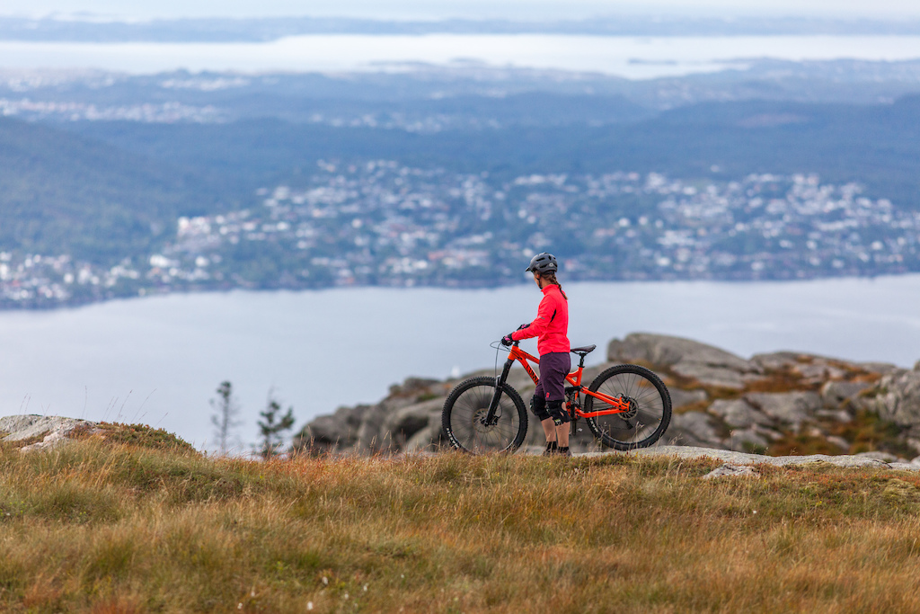 Riding over the fjords of Bergen
