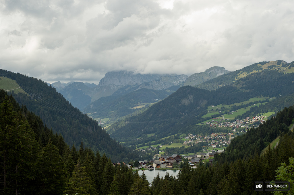 Chatel is nestled in the French Alps.
