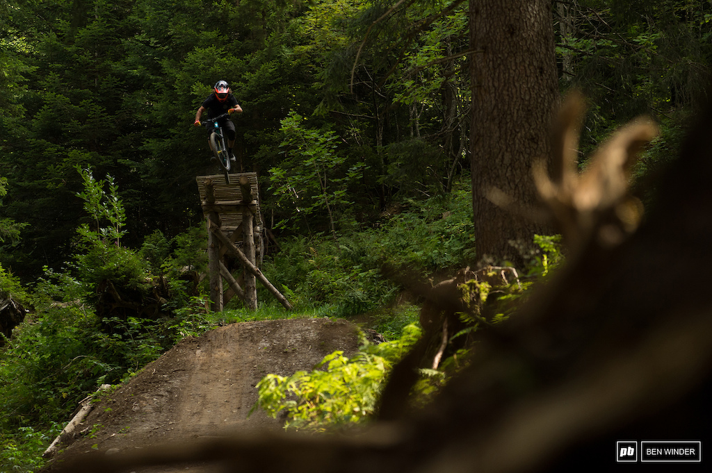 I riding crew was joined by Travis Pollard for a day of hucking the Air Voltage.