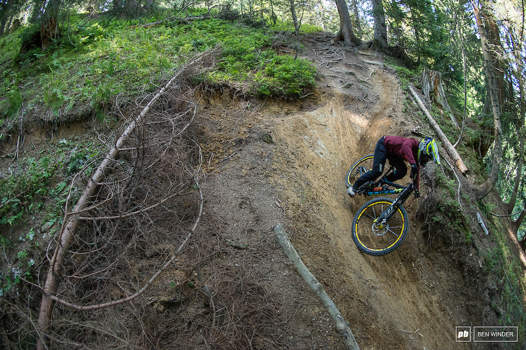 Chatel is known for it's big jumps, but they have a load of more natural, steep, technical trails.
