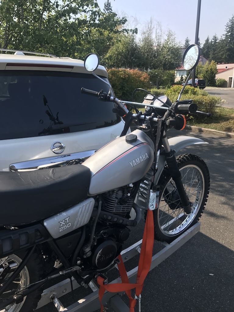Picked up a vintage enduro/cafe racer for the anytime ripping around the lake