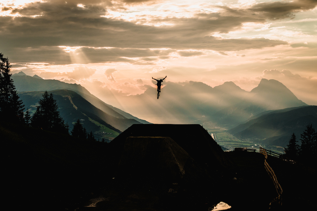 Rider: Marcin Rot Photo: Adam Glosowic Trail: Innsbruck whip off jump
