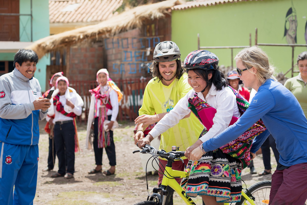 pinkbike s Share The Ride event in Lamay Peru October 2 2018 Photo Robin O Neill