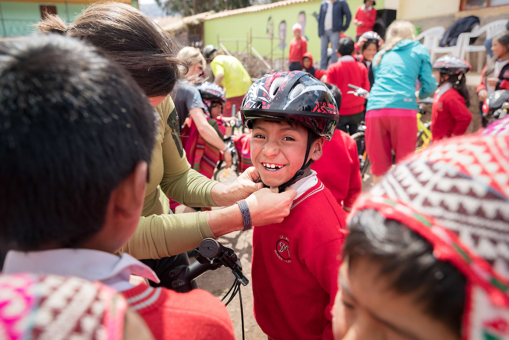 pinkbike s Share The Ride event in Lamay Peru October 2 2018 Photo Robin O Neill