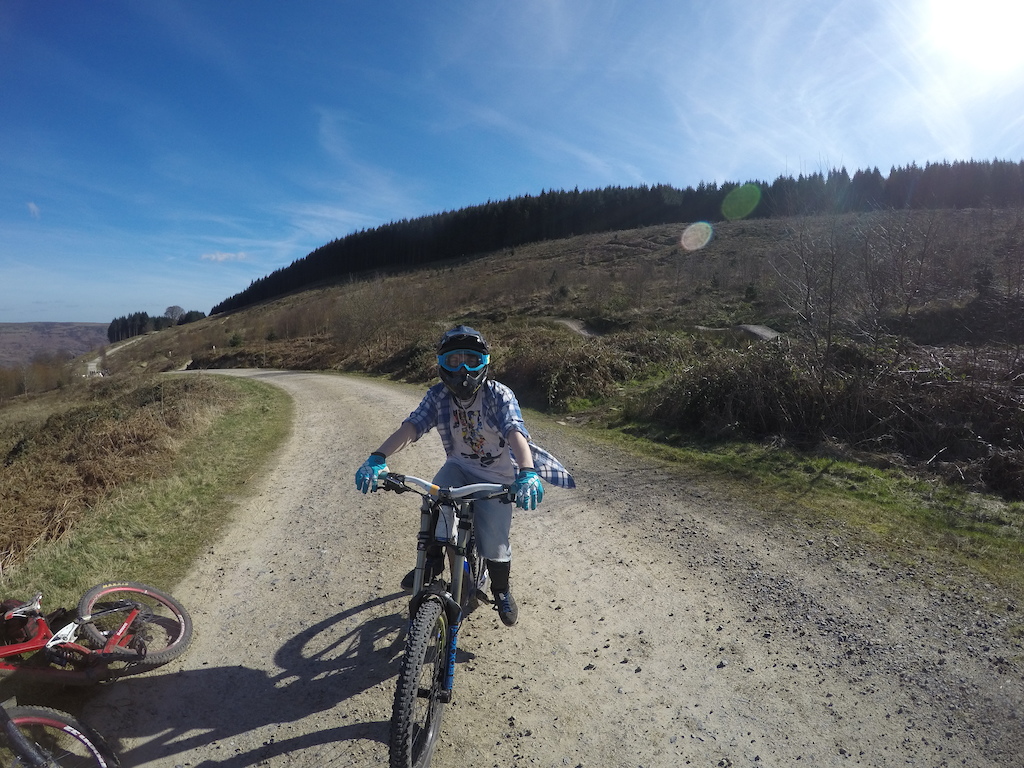 my first time at Bike Park Wales