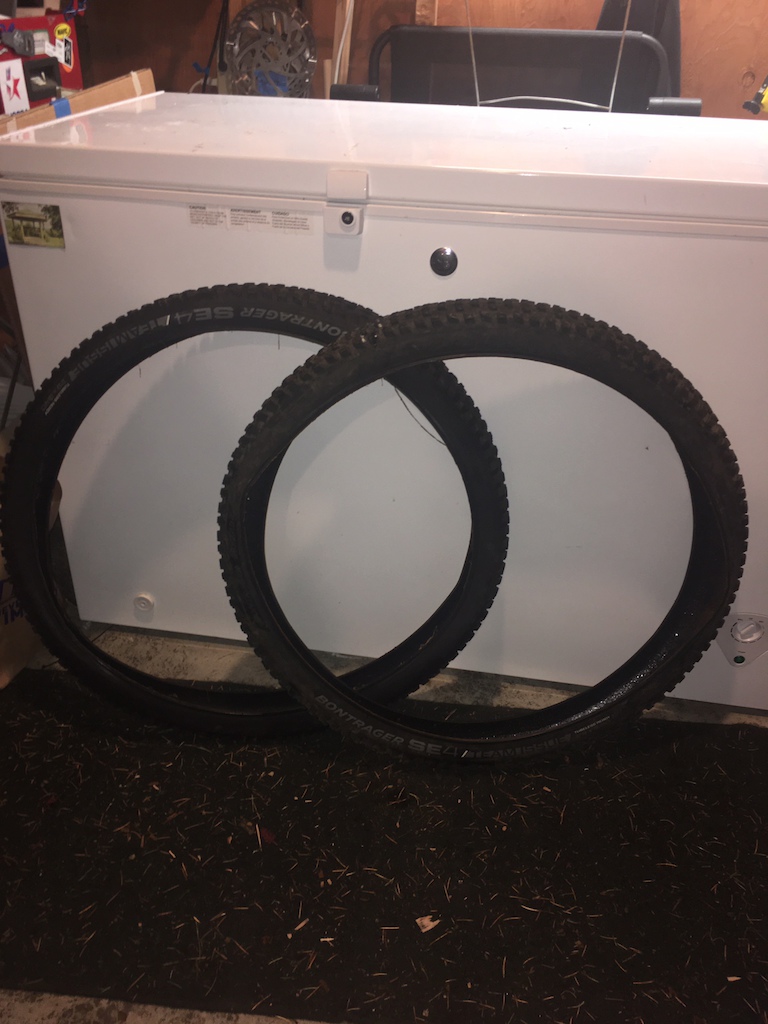 Pair of Bontrager tires