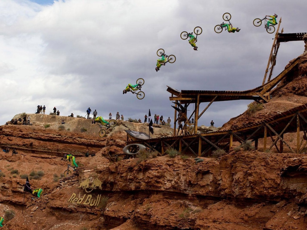 Part of the album Cam zink. Huge Backy on the wooden platform at rampage.
