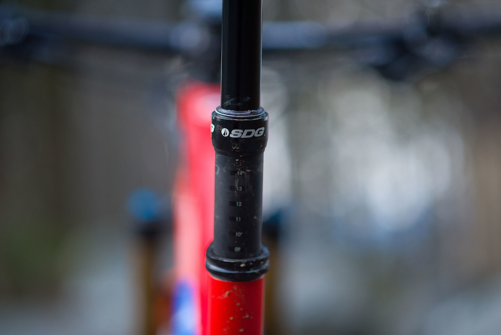 SDG Tellis dropper post review Photo by James Lissimore