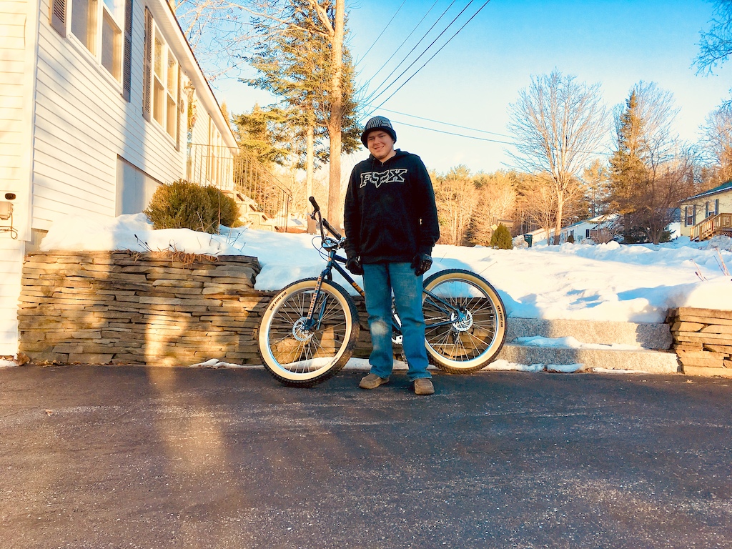 Me posing with the bike