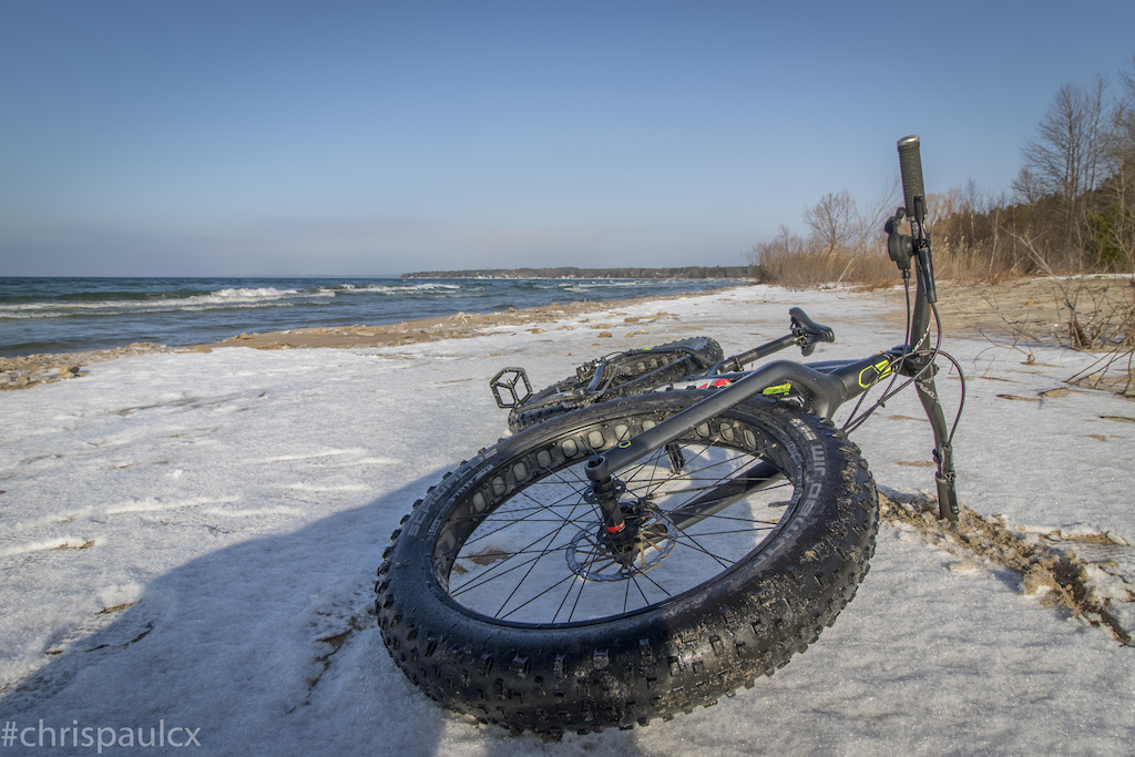 Fatbike on the beach
