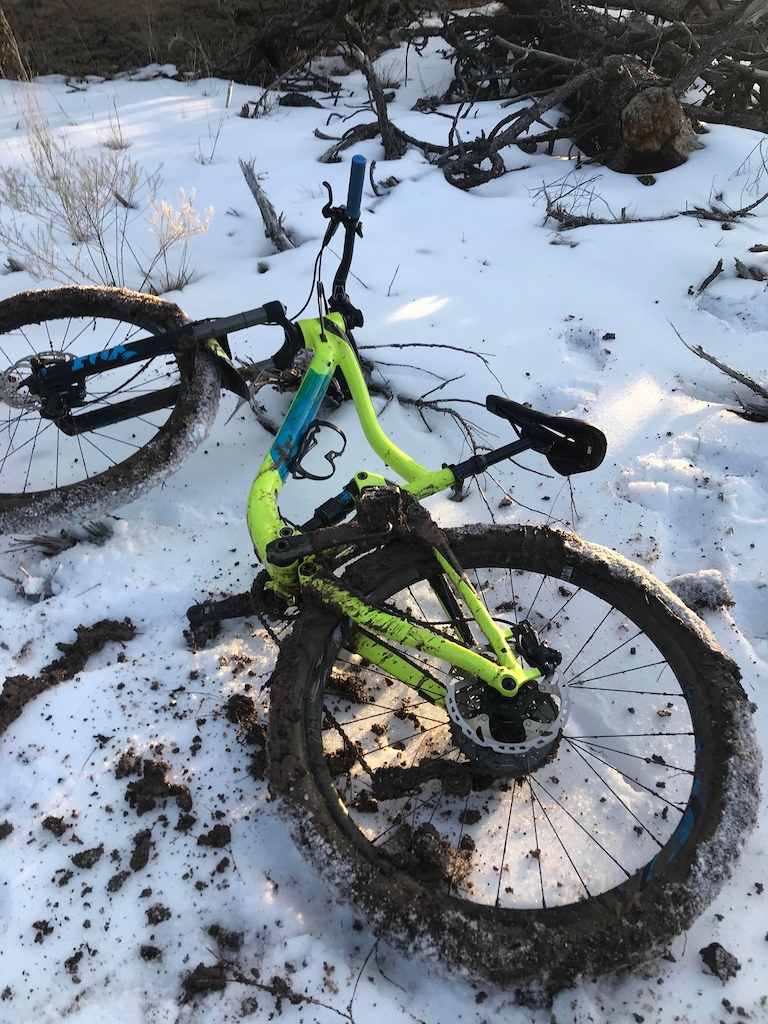 Sunday ride in snow & mud marshes