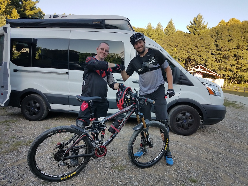 The Trail Boss himself Jeff Lenosky and mahself!! at