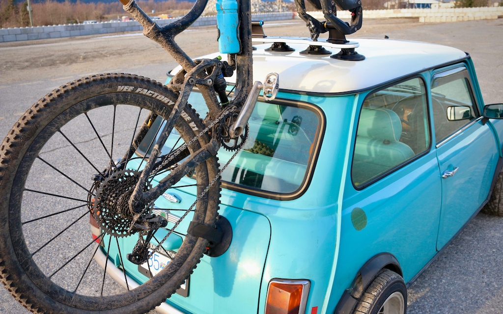 Suction cup on sale bike carrier