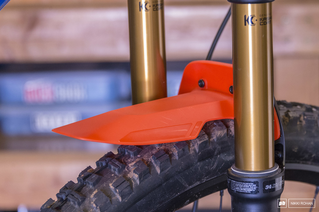 Rockshox best sale mudguard orange