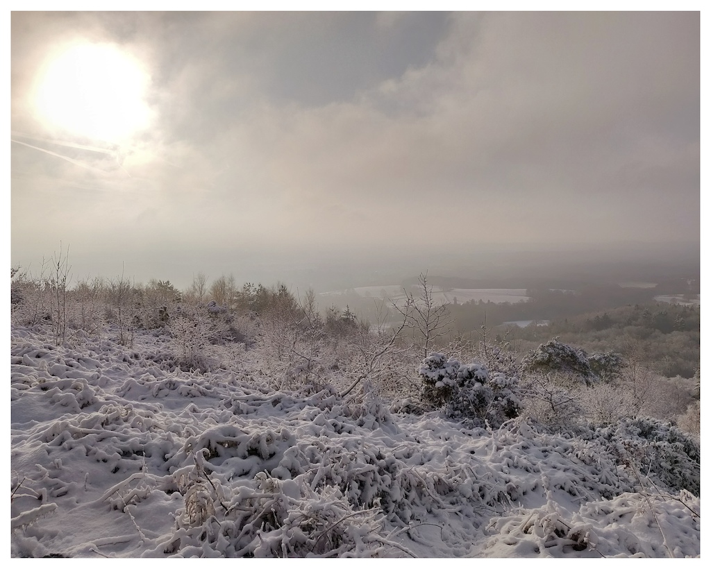 Snow day up on Pitch Hill. Just some quick photos shot on mobile. Fun but very treacherous!