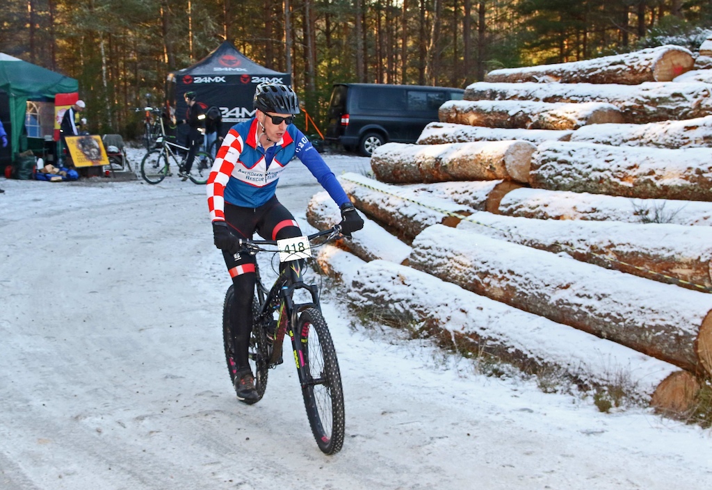 Photographs taken at the 2019 Strathpuffer 24 hour mountain bike race Saturday 19th January 2019 between 14:13 and 14:52.