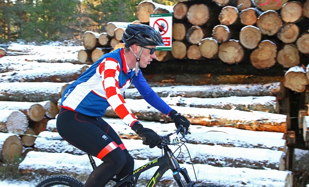 Photographs taken at the 2019 Strathpuffer 24 hour mountain bike race Saturday 19th January 2019 between 14:13 and 14:52.