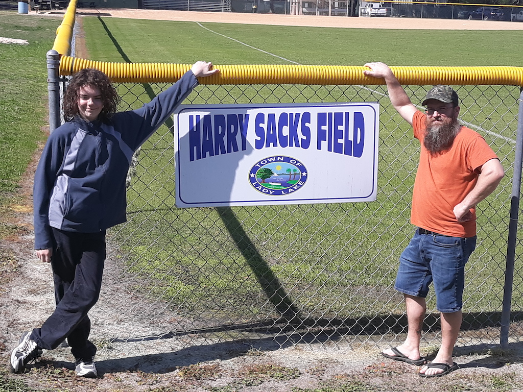 Baseball field we found on vacation
