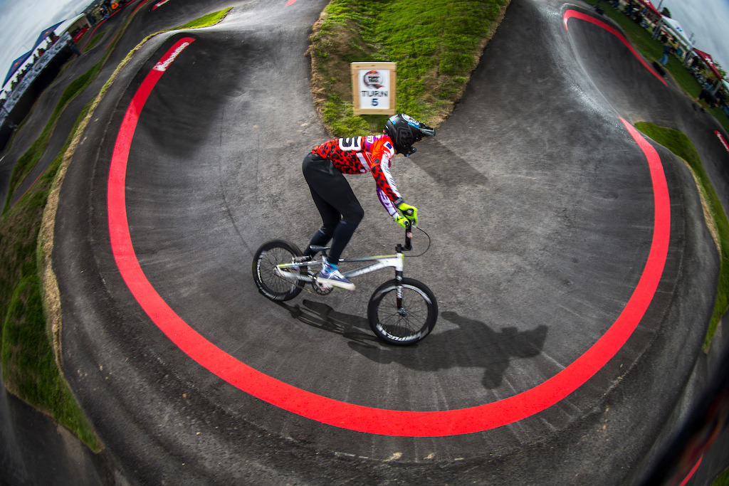 Eddy Clerte rails a berm during the Red Bull Pump Track World Championships in Springdale, Arkansas, on October 13, 2018. // Ryan Fudger / Red Bull Content Pool // AP-1X6SWYJ7D2111 // Usage for editorial use only // Please go to www.redbullcontentpool.com for further information. //
