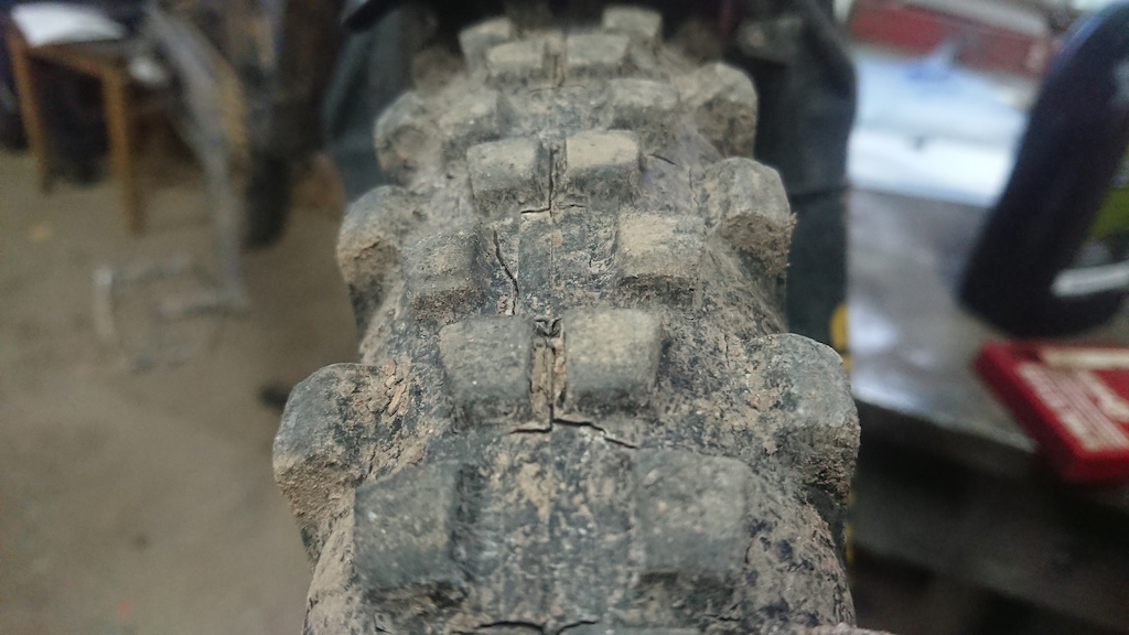 Michelin Wild Enduro Front. One month old , 
only hometrailss maybe 150km.
MagicX Rubber