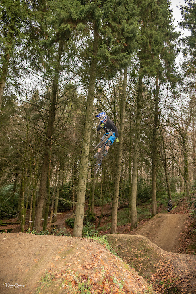 my first time trying the top section at windhill bikepark