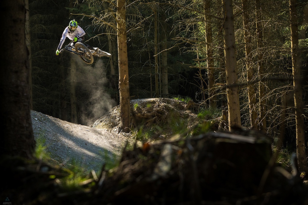 Brendog at revolution bike park while shooting deity. 

Jacob Gibbins /Apect Media